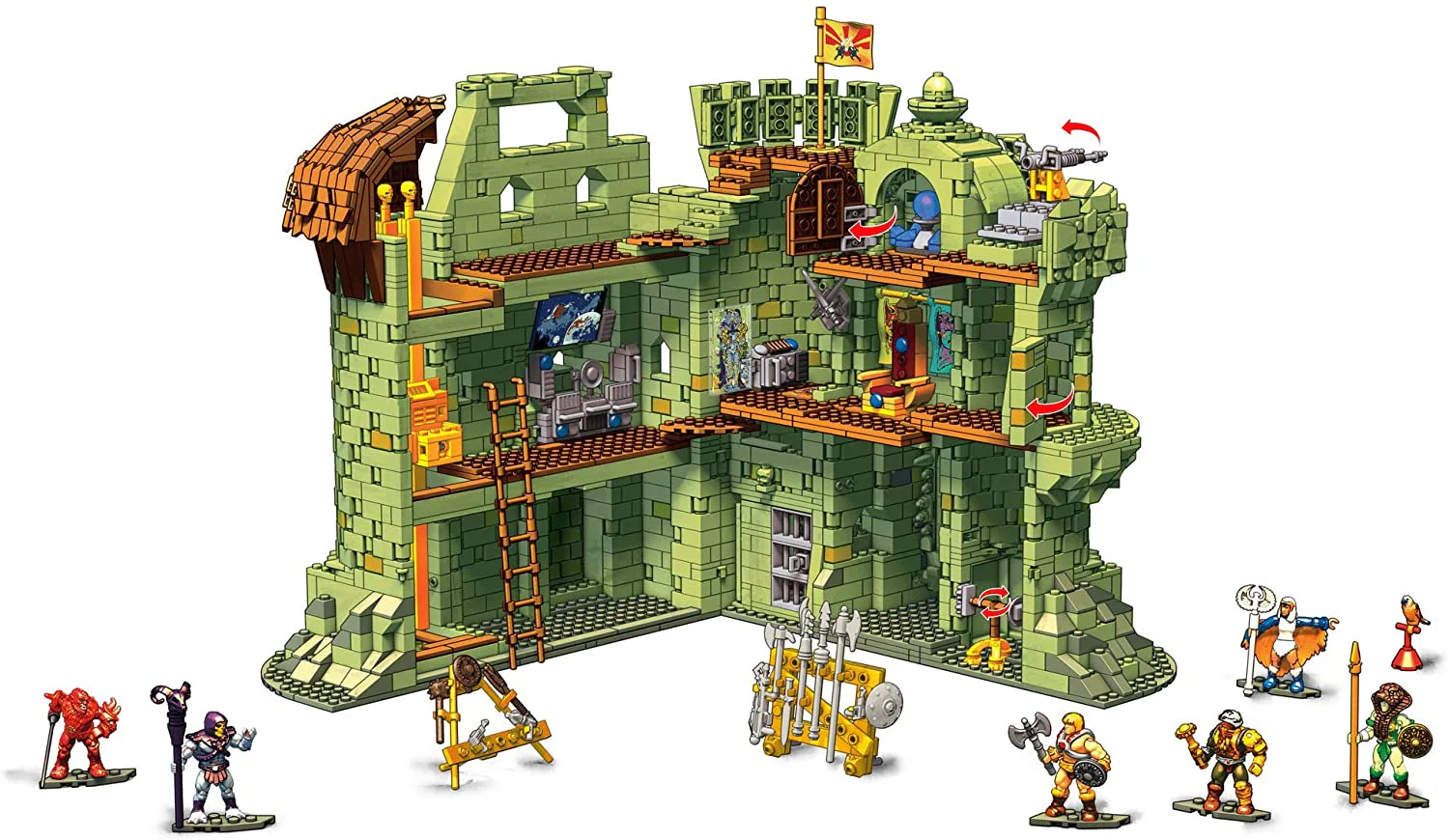 Sichmann, the giant of the universe: Skull King's Castle 美家宝/美高 MegaBloks GGJ67 image 9