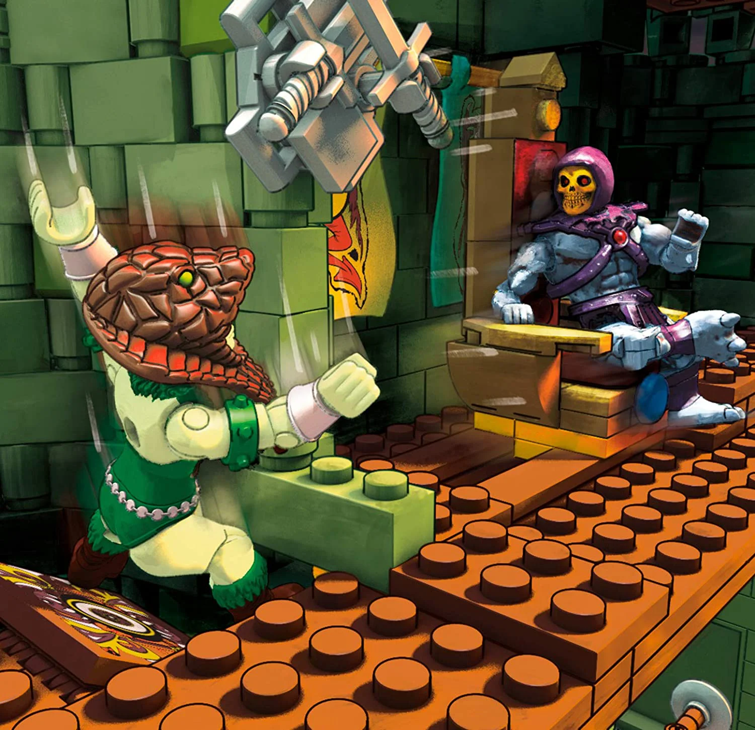 Sichmann, the giant of the universe: Skull King's Castle 美家宝/美高 MegaBloks GGJ67 image 10