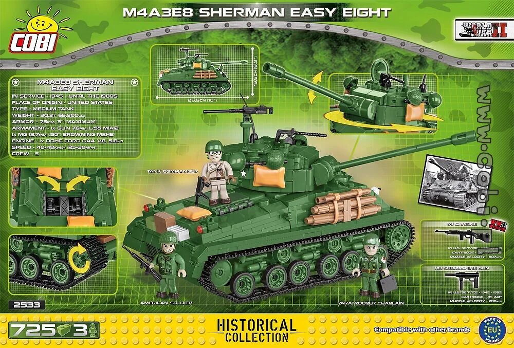 M4A3E8 SHERMAN TANK COBI 2533 image 12