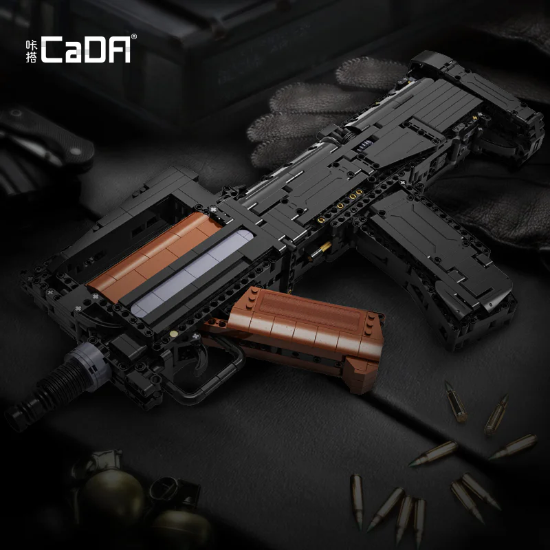 Electric Groza assault rifle 咔搭 CaDA/双鹰 DoubleE C81022 image 6