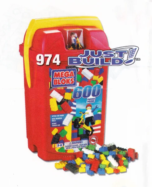 600 barrels 美家宝/美高 MegaBloks 974