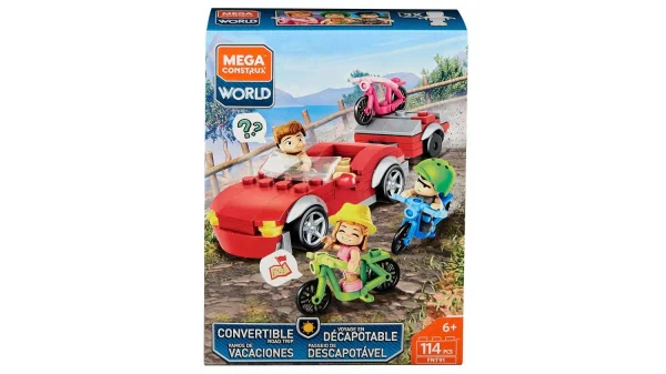 Open-roofed car highway travel. 美家宝/美高 MegaBloks FNT91
