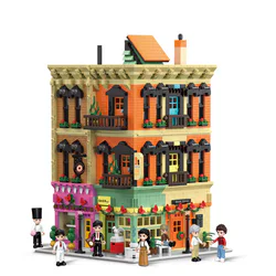 Europa town: sweet bookstore, grocery store