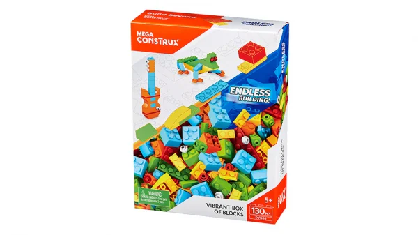 Vibrant Box of BlocksTM [130 pcs] 美家宝/美高 MegaBloks DYG86