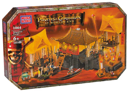 Pirates of the Caribbean: Escape from Singapore 美家宝/美高 MegaBloks 1064