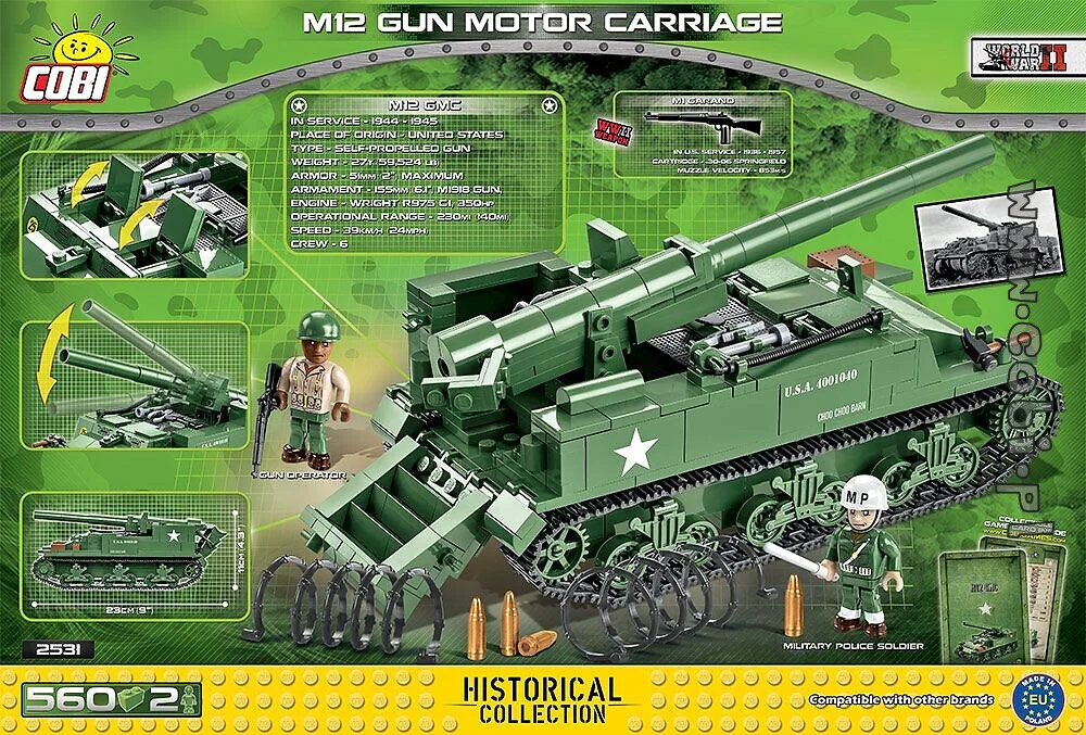 T-12 self-propelled artillery vehicle COBI 2531 image 1