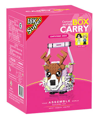Animal Backpacks 4 styles: Christmas Deer, Bunny, Summer Frog, Camel 雷尔娱乐 70007-3 image 2