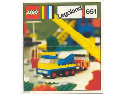 Towing rescue vehicle. 乐高 LEGO 651 image 2