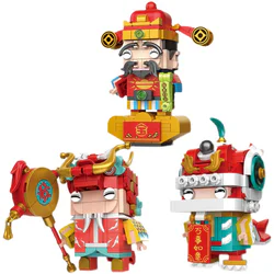 Golden Ox's Fortune: 3 Models of God of Wealth, Dance Dragon Man, National Trend Lion