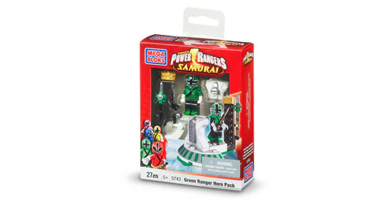 Dino Warriors: Green Soldier Hero Pack 美家宝/美高 MegaBloks 5743