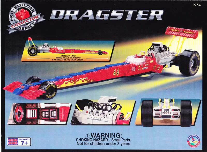 Short-distance high-speed racing 美家宝/美高 MegaBloks 9754