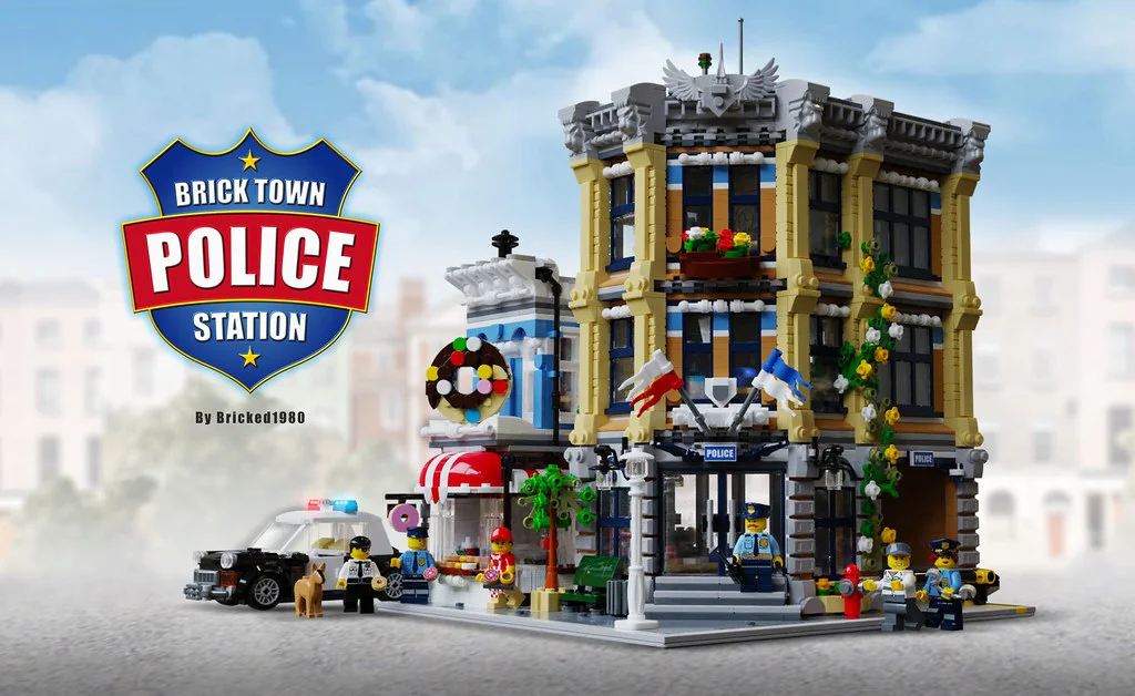 Street scene: police station 杰星 JIESTAR 89134 image 1