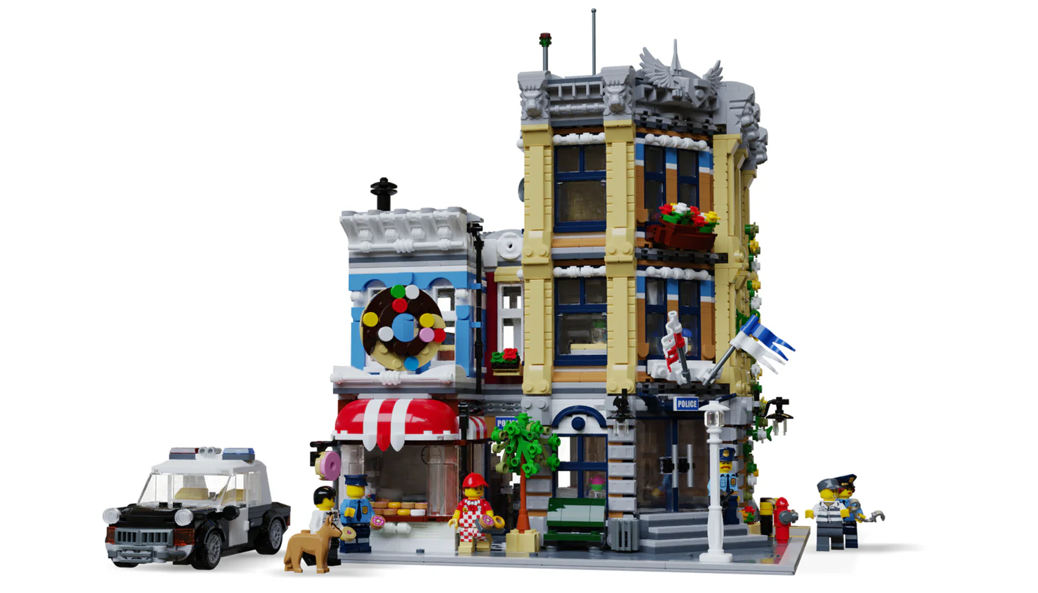Street scene: police station 杰星 JIESTAR 89134 image 3
