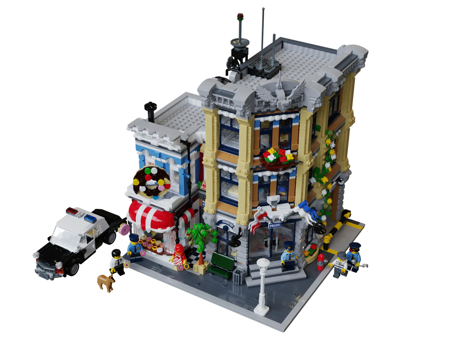 Street scene: police station 杰星 JIESTAR 89134 image 5