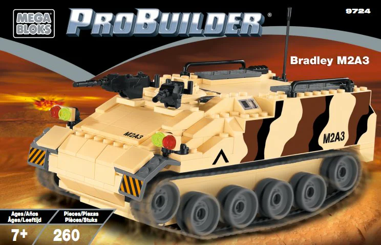 M2A3 BRADLEY INFANTRY FIGHTING VEHICLE 美家宝/美高 MegaBloks 9724