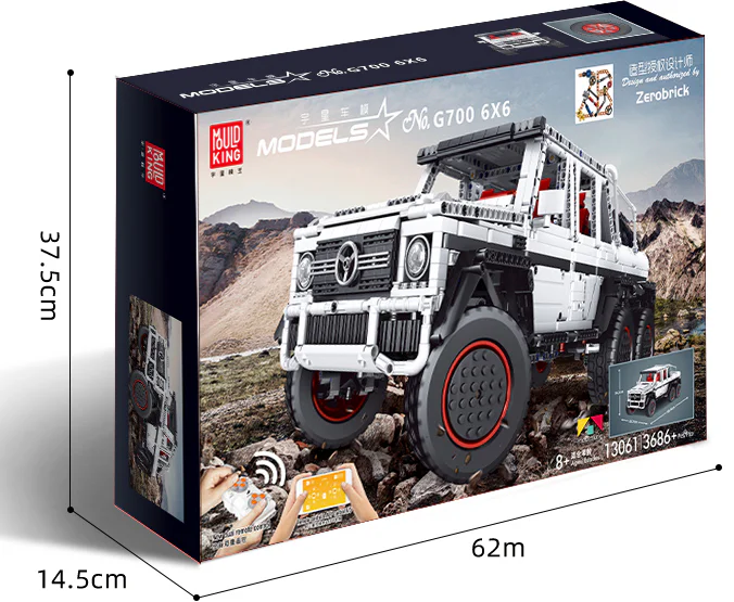 Mercedes Benz G63 6x6 1:10 宇星模王 MOULDKING 13061 image 4