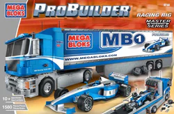 Racing car transporter truck