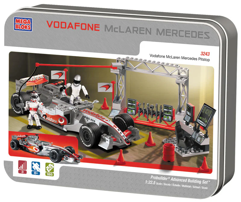 Vodafone McLaren Mercedes Pit Stop 美家宝/美高 MegaBloks 3243