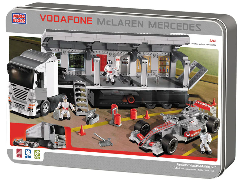 Vodafone McLaren Mercedes racing truck 美家宝/美高 MegaBloks 3244