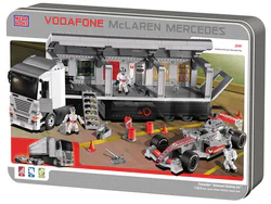 Vodafone McLaren Mercedes racing truck
