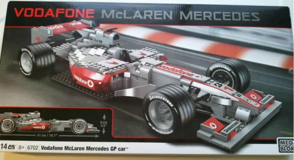 Vodafone McLaren Mercedes Formula One car 美家宝/美高 MegaBloks 6702