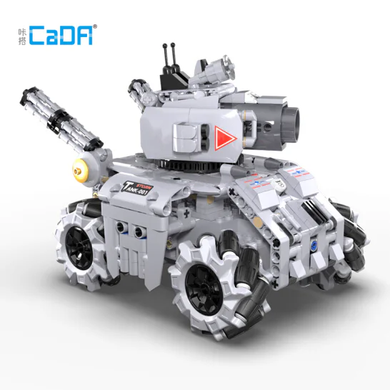 Storm Tank Scrarch Graphical Programming Robot 咔搭 CaDA/双鹰 DoubleE C71012 image 3