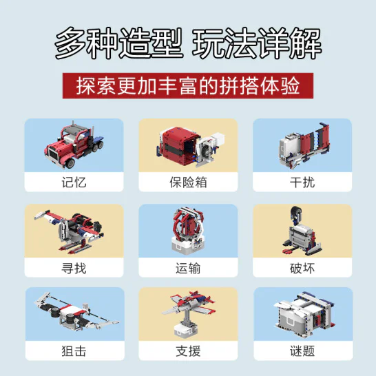  Nezha and Transforming Gold Condor: Intelligent Building Block Transforming Gold Condor ONEBOT/米兔MITU/小米MI OBTFS27AIQI image 8