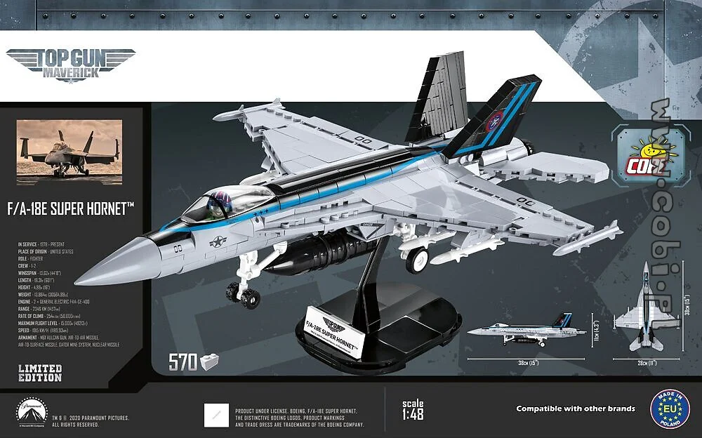 Magnificent Aspirations: Limited Edition F/A-18E Super Hornet COBI 5805 image 8