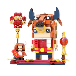 Limited edition head-shaped ox-themed product: Little Spring Ox