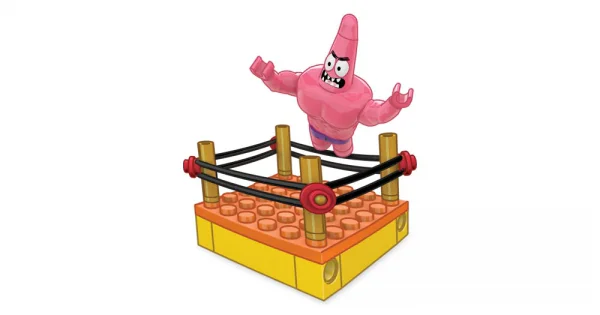 SpongeBob: Weird wrestling 美家宝/美高 MegaBloks DLB13