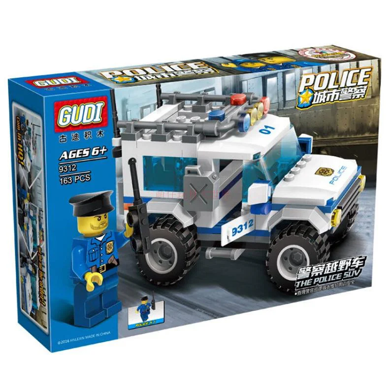 Police Off-Road Vehicle 古迪 GUDI 9312 image 1