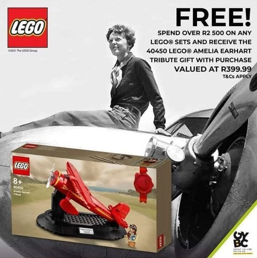Ace Pilot Amelia Earhart 乐高 LEGO 40450 image 1