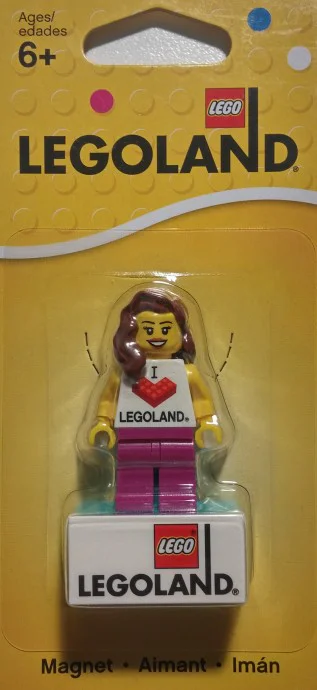 I LOVE LEGOLAND'S FRIDGE STICKER, GIRL 乐高 LEGO 851331 image 1
