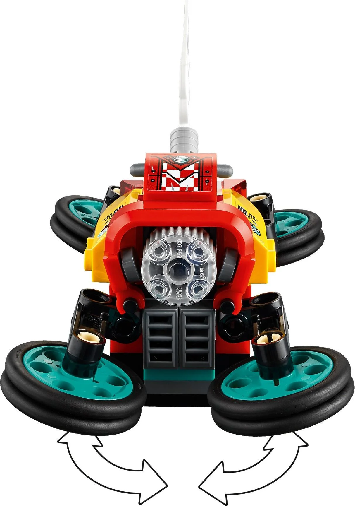 Goku Jr: Goku Jr's Flying Motorbike 60041 image 6