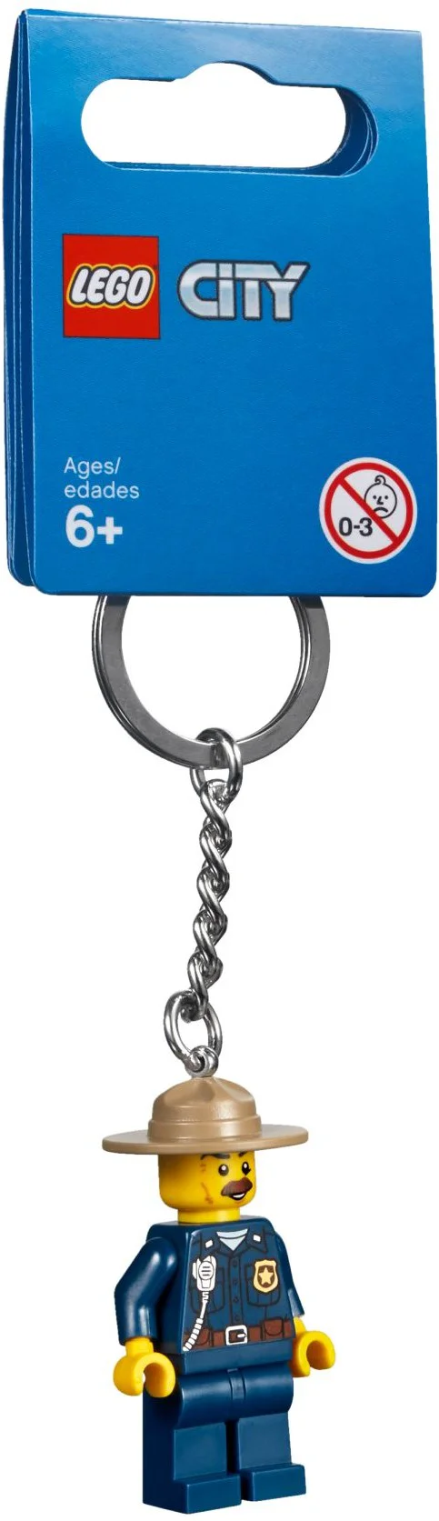 Mountain police key button 乐高 LEGO 853816 image 1