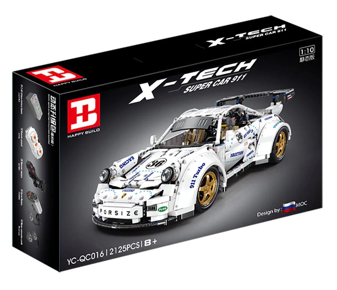 Porsche 911, wide 1:10 悦创 HAPPYBUILD/信宇科技 YC-QC016 image 1