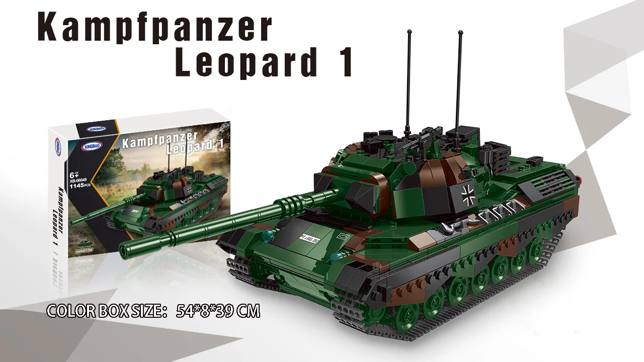 German Leopard 1 main battle tank 星堡 XINGBAO XB-06049 image 1