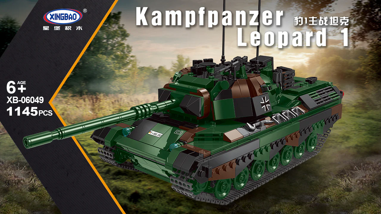 German Leopard 1 main battle tank 星堡 XINGBAO XB-06049 image 3