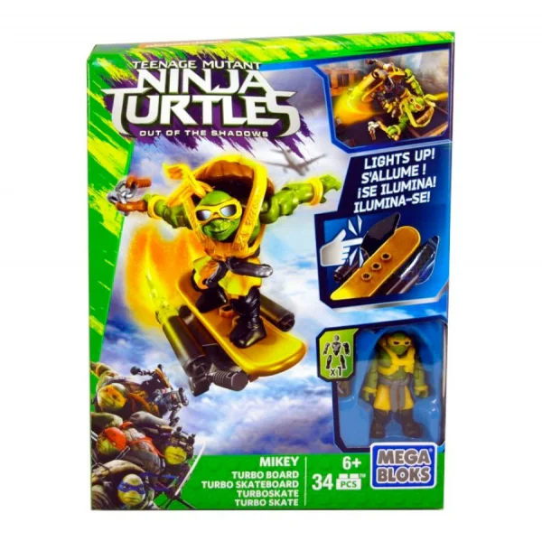 Teenage Mutant Ninja Turtles: Turtle Powered Skateboards 美家宝/美高 MegaBloks DPF76