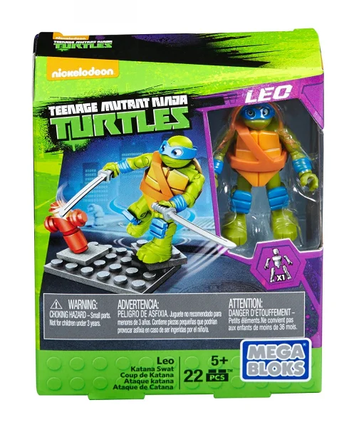 ninja turtle: Leo and Samurai 美家宝/美高 MegaBloks DPW78