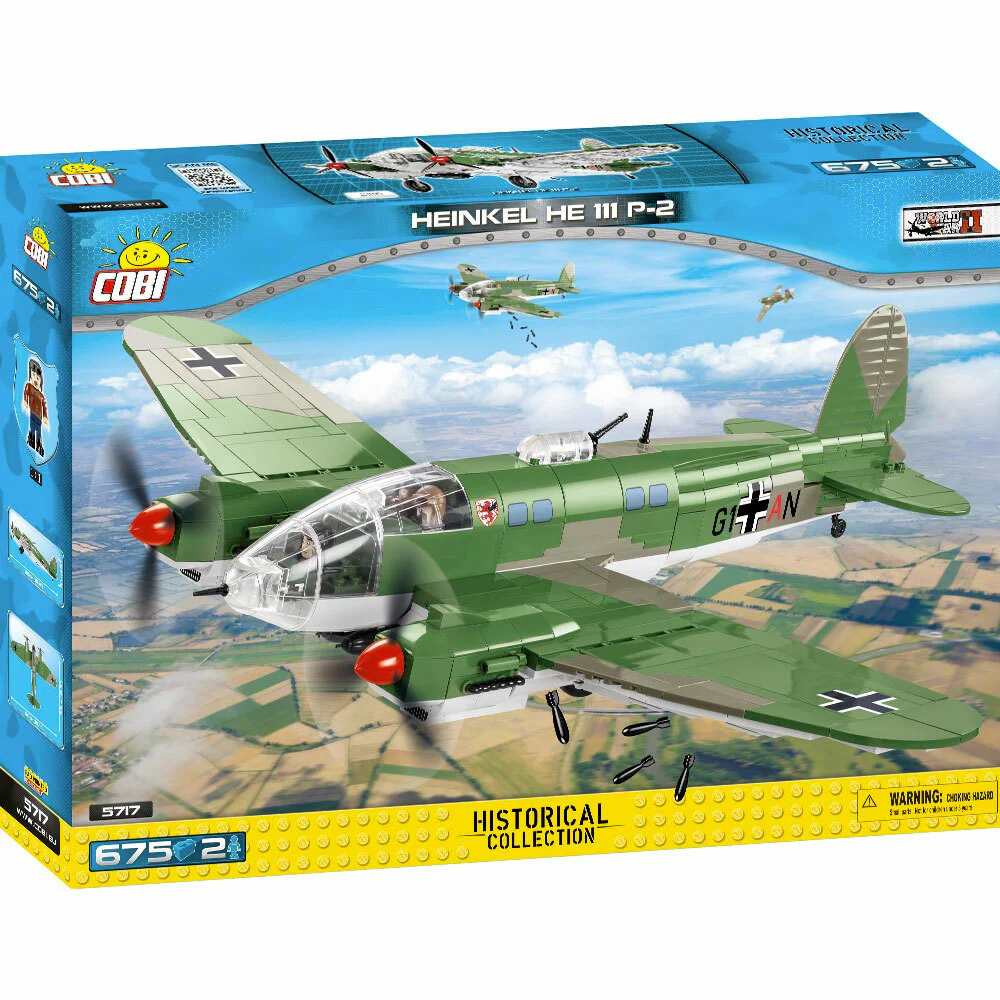 Heinkel He 111 P-2 Bomber Aircraft COBI 5717 image 2