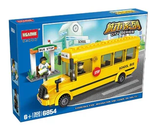 School Bus Series: City Bus 恒三和 HSANHE/咔扣 CACO 6854 image 2