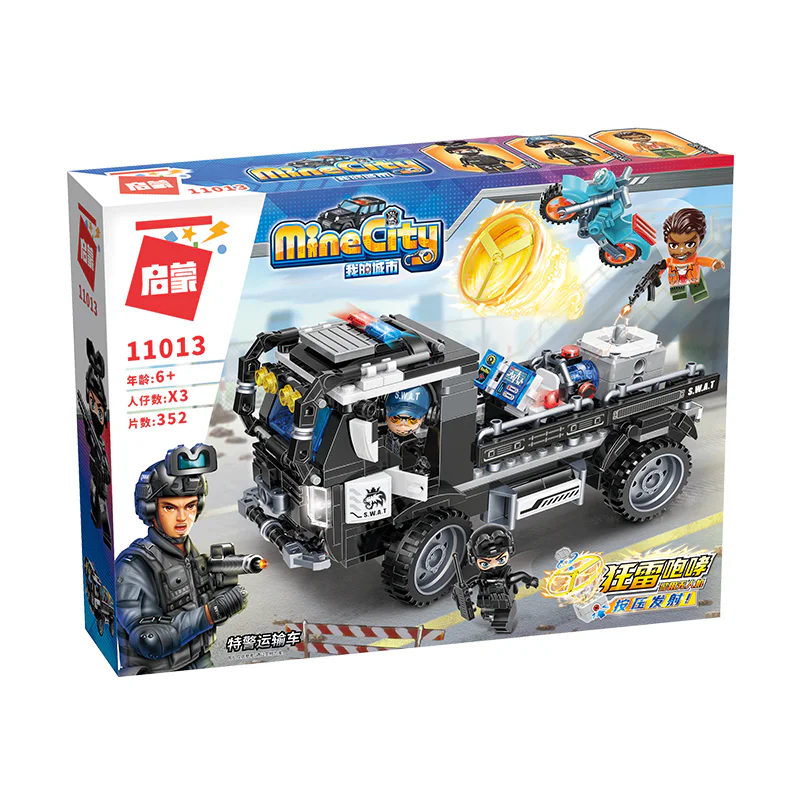 My city: special police transport 启蒙 QMAN/ENLIGHTEN/Keeppley 11013 image 2