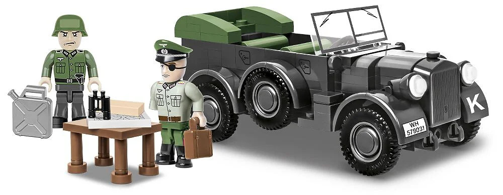 1937 Horch 901 Kfz. 15 German 1937 Horch Wireless Communication Car COBI 2404 image 2