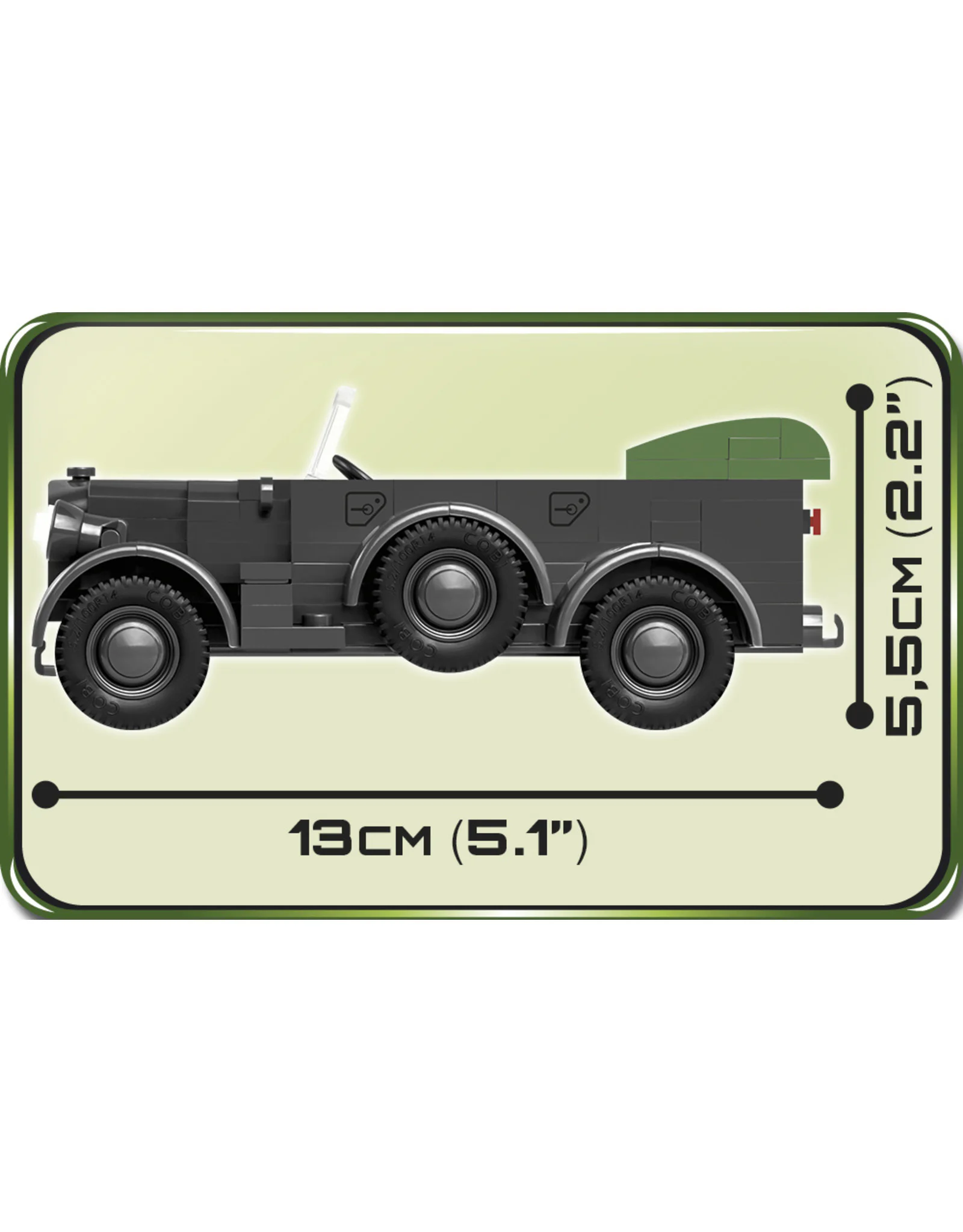 1937 Horch 901 Kfz. 15 German 1937 Horch Wireless Communication Car COBI 2404 image 9