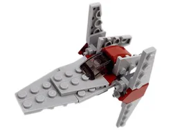 Fighter Plane with a V-shaped Wing Design