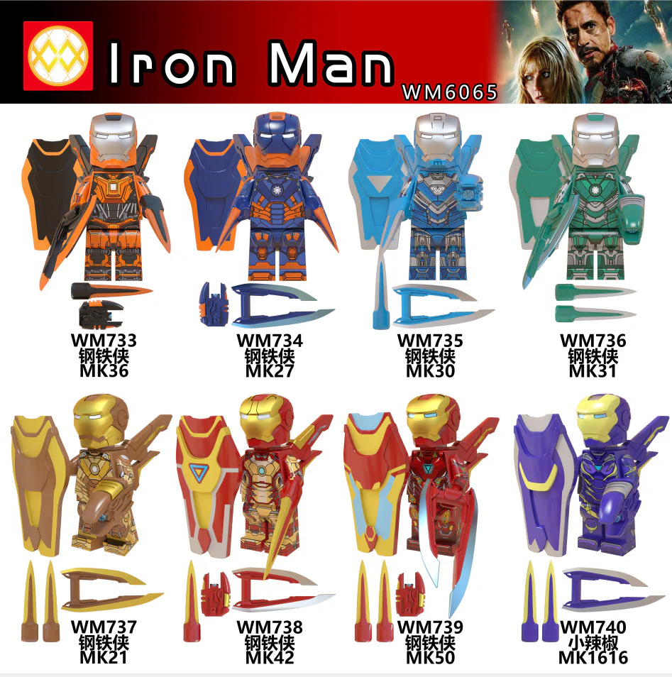 Iron Man 8 versions: Humanoid WM WM735