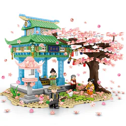 Japanese cherry scene