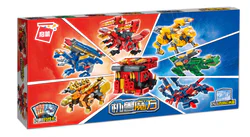 Hyper Transformation: Cyberoid Cube, Direct Transformation into 6 variants - Luminous Laser Leopard, Divine Gun Dragon, Steel Plate Sword Dragon, Mad Sword War Dragon, Heavy Cannon Giant Crocodile, and Sharp Claw Red Scorpion.