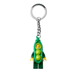 Edamame girl keychain